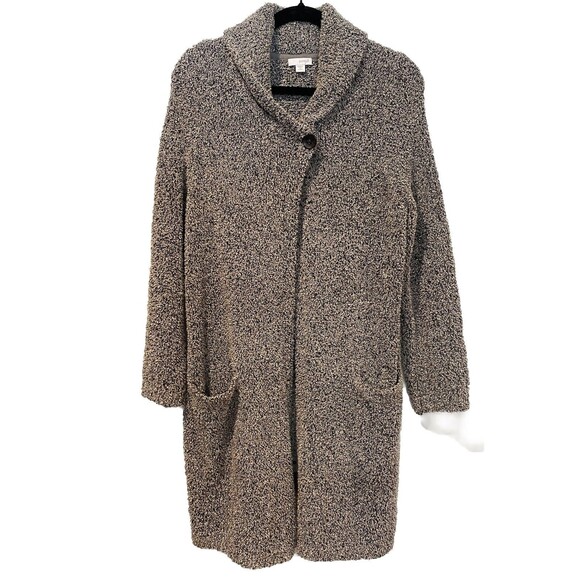 J. Jill Cardigan Women Small Petite Knit Duster Pockets Quiet Luxury Minimalist - Picture 1 of 7